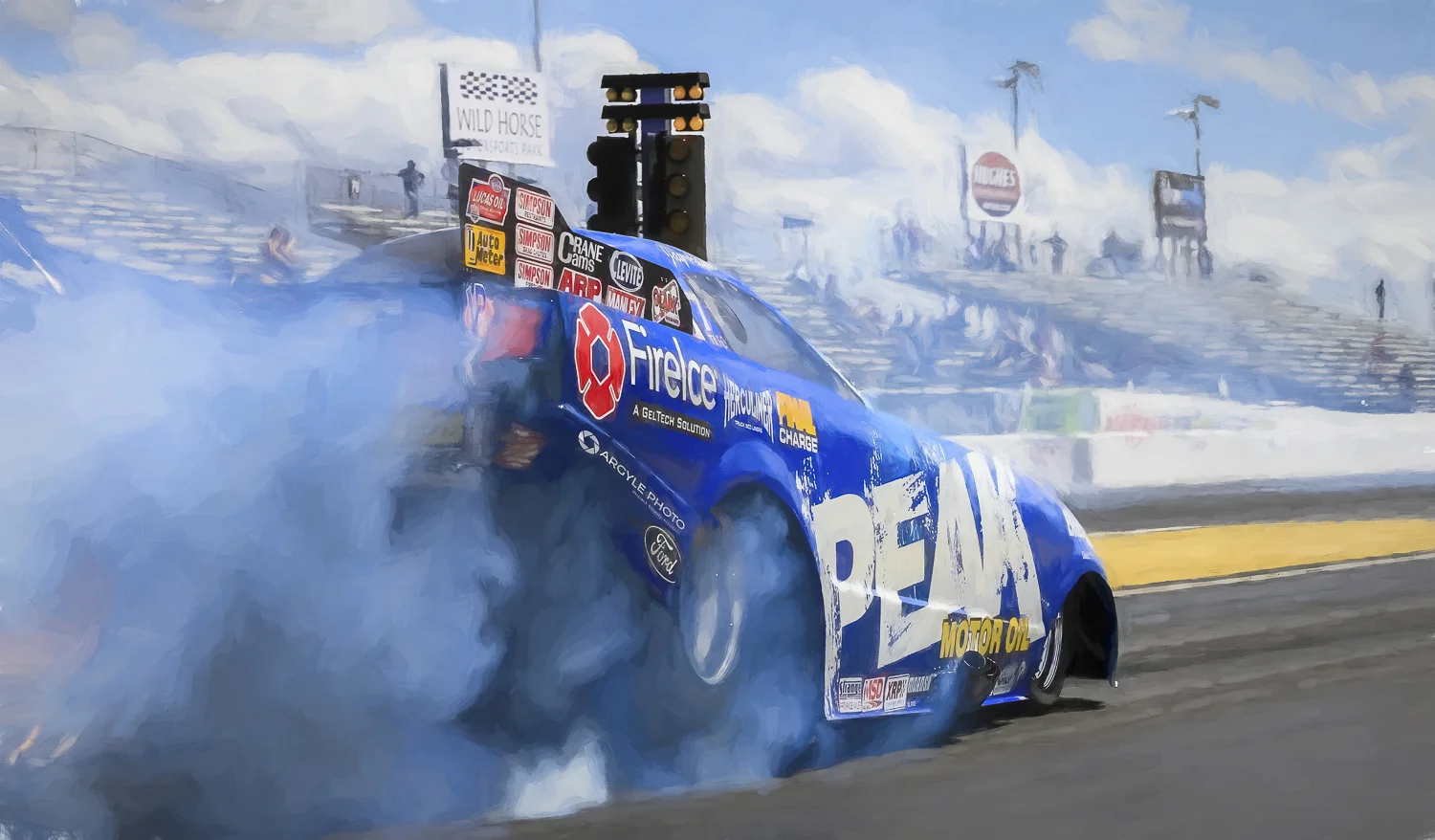 Funny Car Burnout