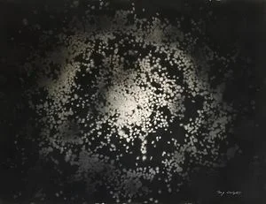 Vortex, Mixed media on paper, 26 x 34"