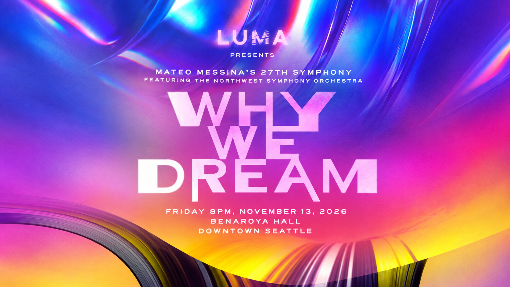 Seattle Children's Hospital Benefit Concert with LUMA and Northwest Symphony Orchestra