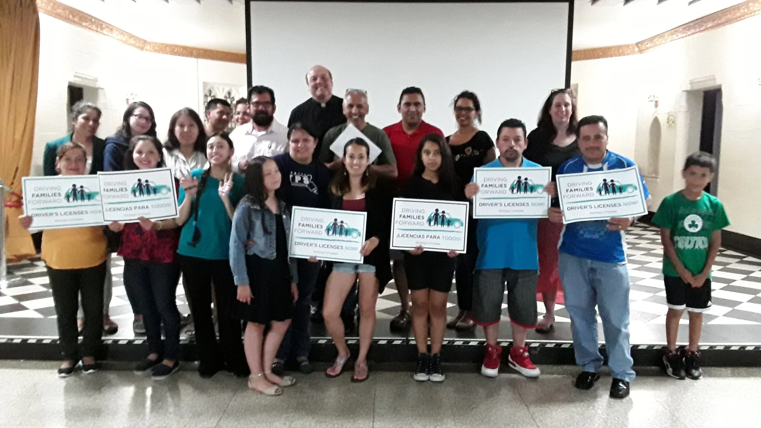 TPS recipients promote licenses for all bill.