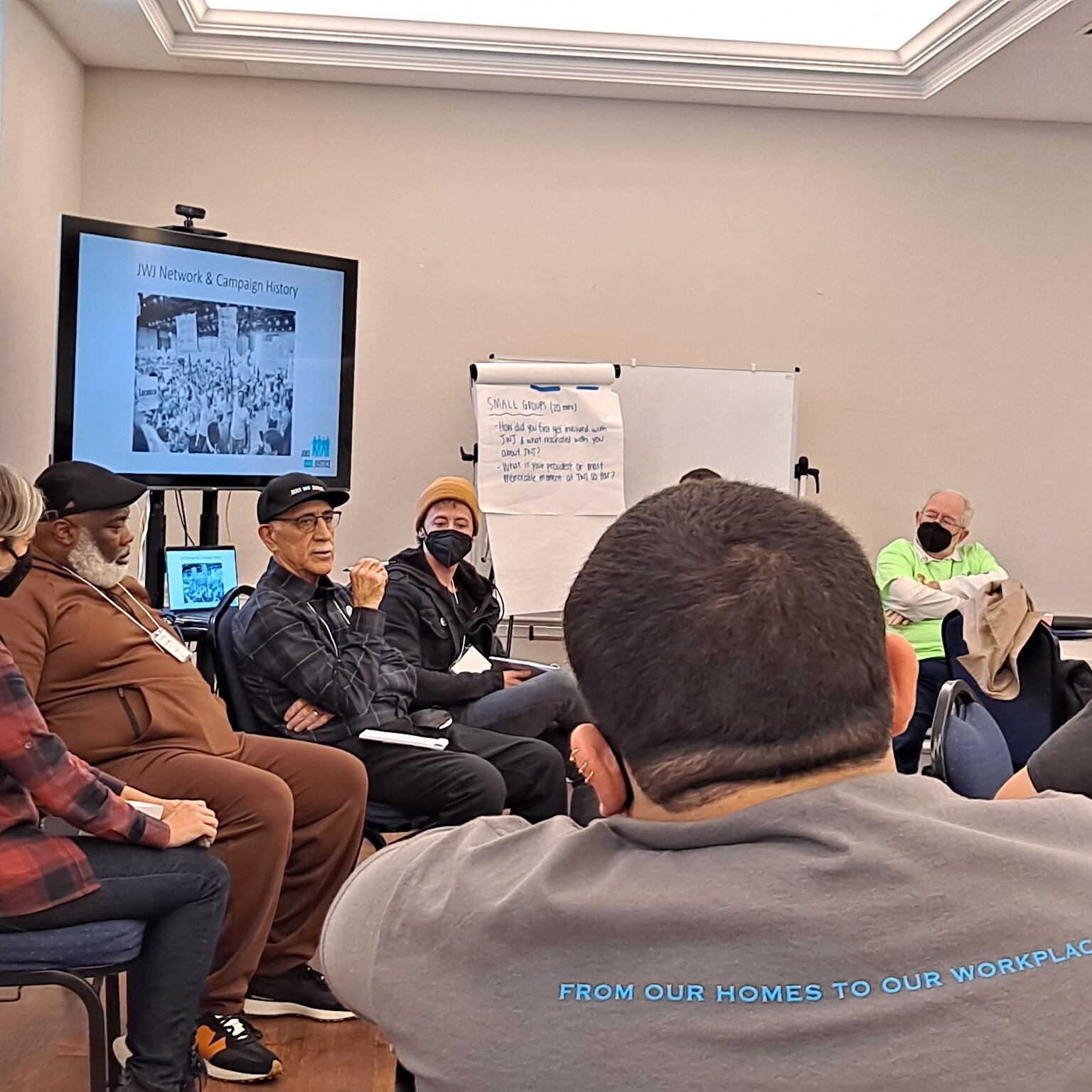 Last month, @jwjnational invited affiliate organizations to send representatives to a National Gathering in D.C. for a weekend of connection, strategizing, and a shared vision of worker power through collective bargaining. Not only did we learn about