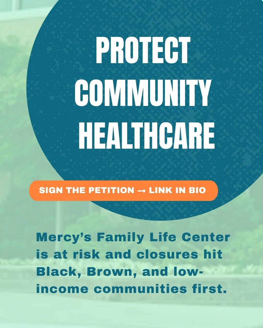 Community healthcare at Mercy's Family Life Center in Springfield is under threat and those already facing health inequity will suffer first.

BIPOC and low-income neighbors rely on the Family Life Center.

Add your name to protect essential care + s