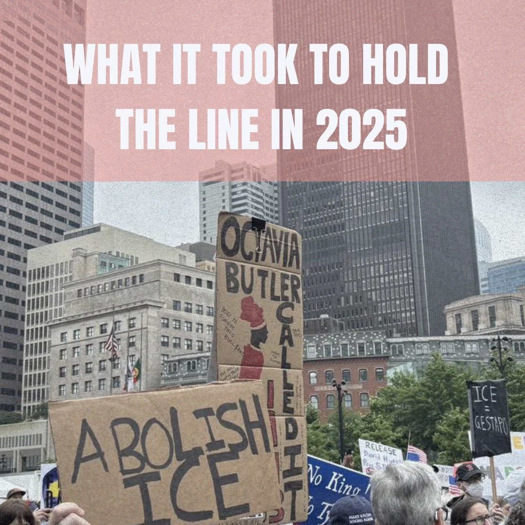 This year we held the line ✊

Against attacks on workers, communities, and basic protections, we showed up together. 

And we're still here.  Stronger than they thought. 

🗨 tag someone who showed up to hold the line
📣share to uplift grassroots pow