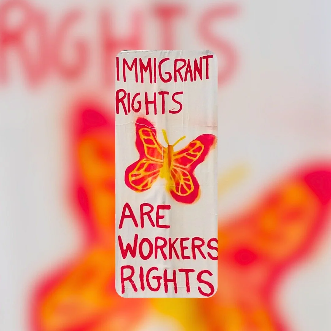 Immigrant rights are worker rights.

Communities protect each other.

Labor shows up.

Solidarity is a practice.