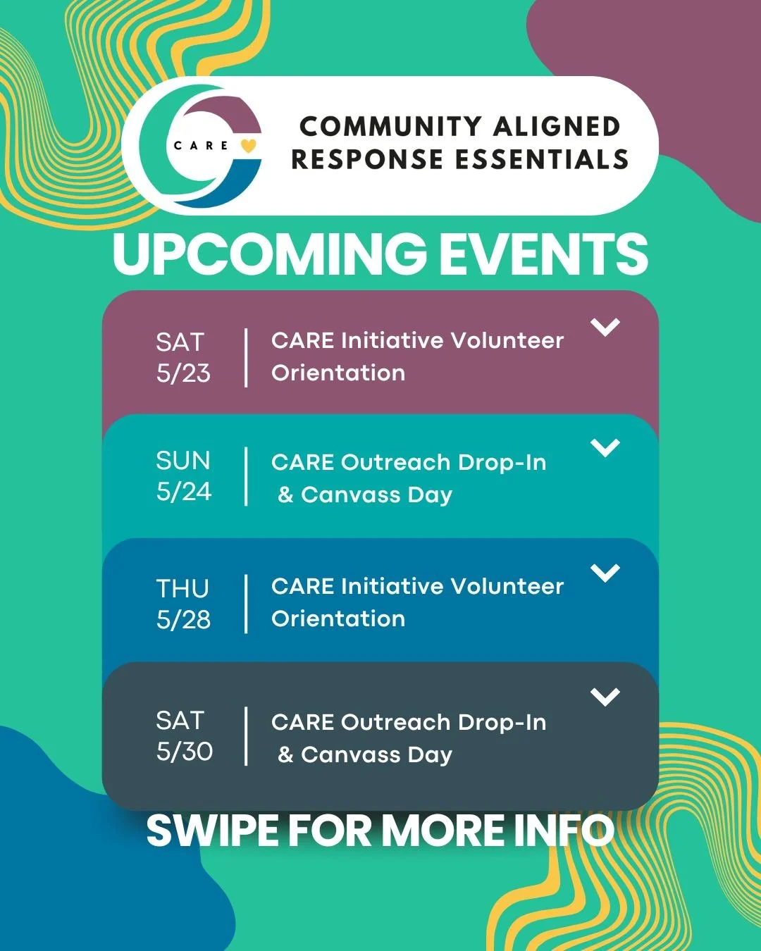 🚨 COMMUNITY DEFENSE TAKES ALL OF US 🚨

This summer, as FIFA watch parties and large gatherings bring people together across our communities, the CARE Initiative is working to train 100 more businesses and community spaces to protect and support our