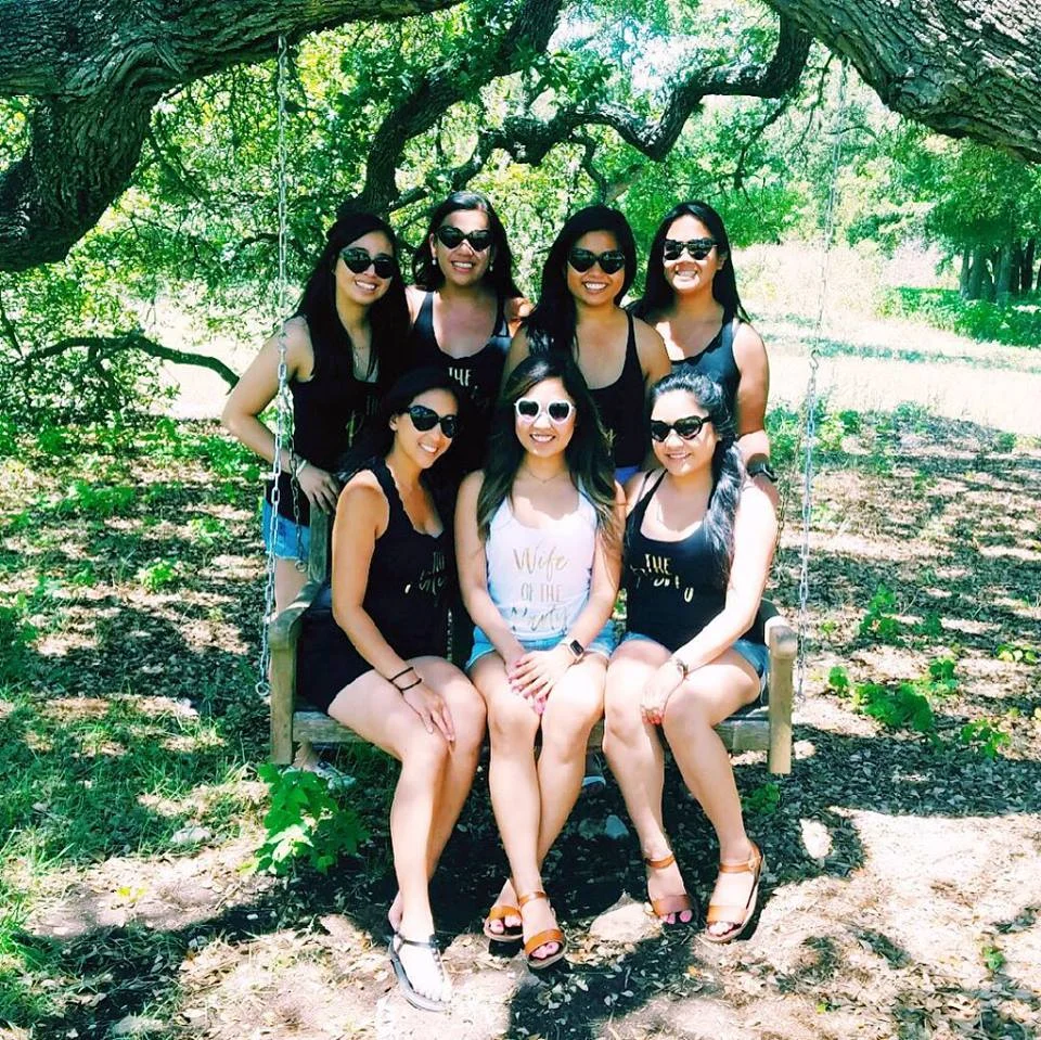 Bachelorette party at Bell Springs Winery