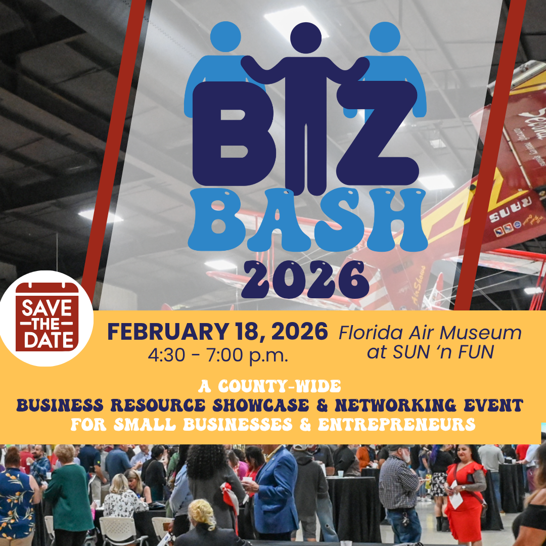 biz bash event flyer