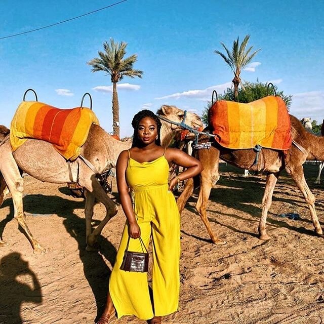 Travel to where you&rsquo;re wanted &amp; accepted. Morocco is definitely one of those places, embracing us to the fullest. .⠀⠀⠀⠀⠀⠀⠀⠀⠀⠀⠀⠀
.
 @malkah_d 
#milesofmelanin #explore #travel #blackgirlstravel #blacktravelista #blacktravelfeed #blacktravelg