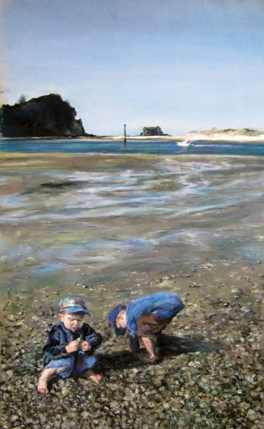 Busy Boys at Mangawhai Heads