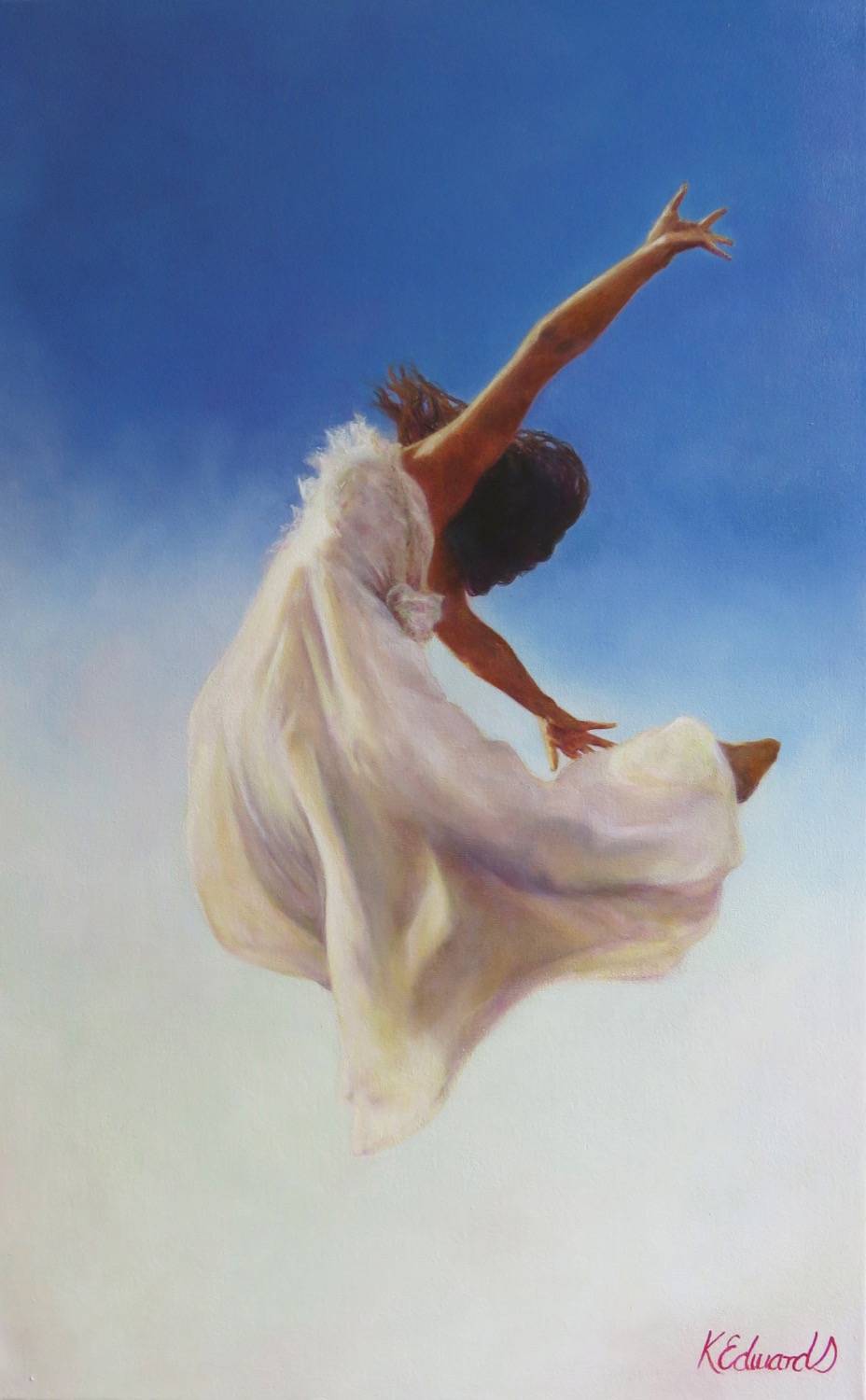 JOY. Oil Painting. 950mm x 600mm.JPG