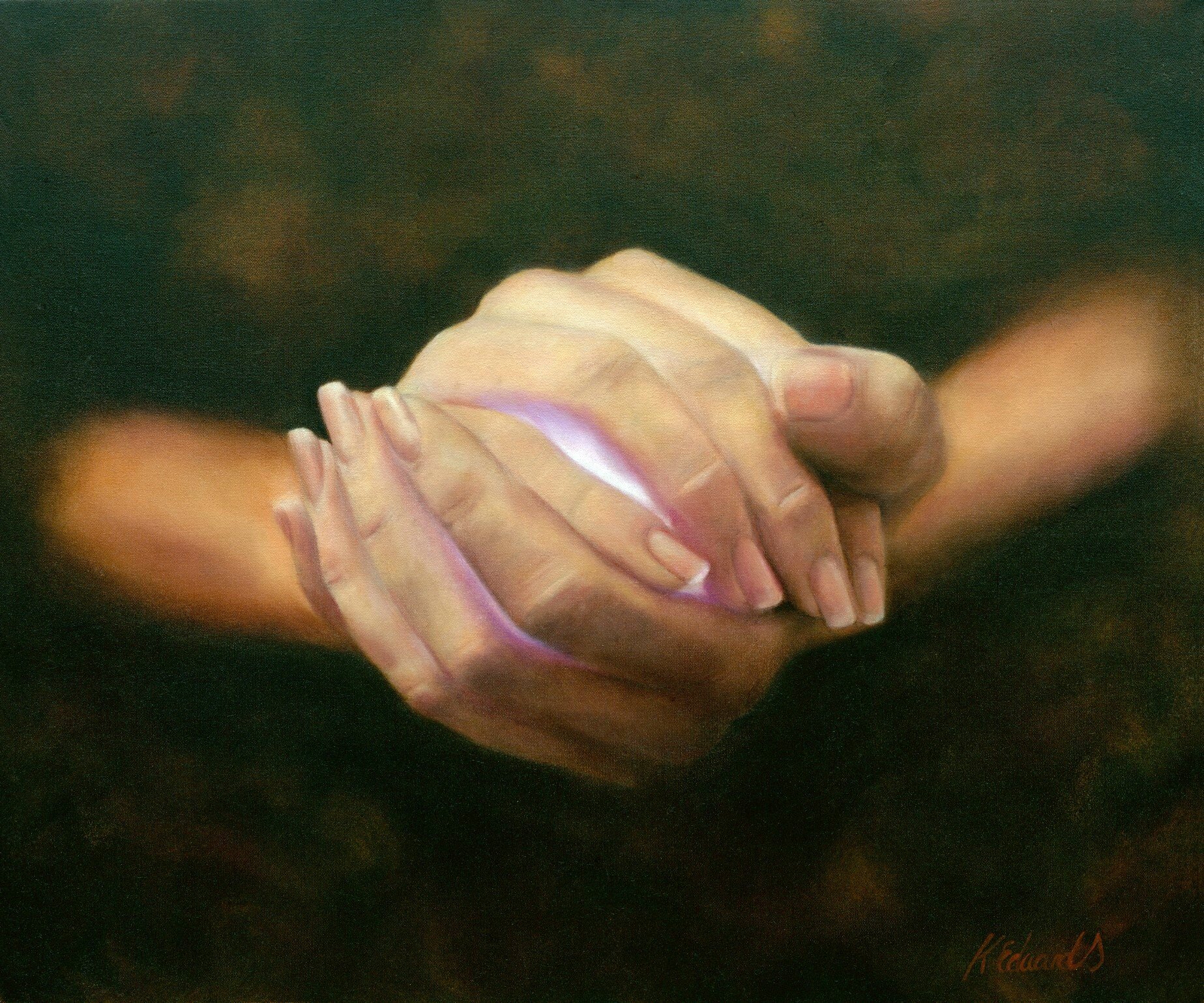 Hold Dear the Light in Your Life - Oil