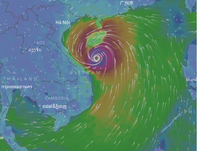 Cập nhật tình hình bão số 10