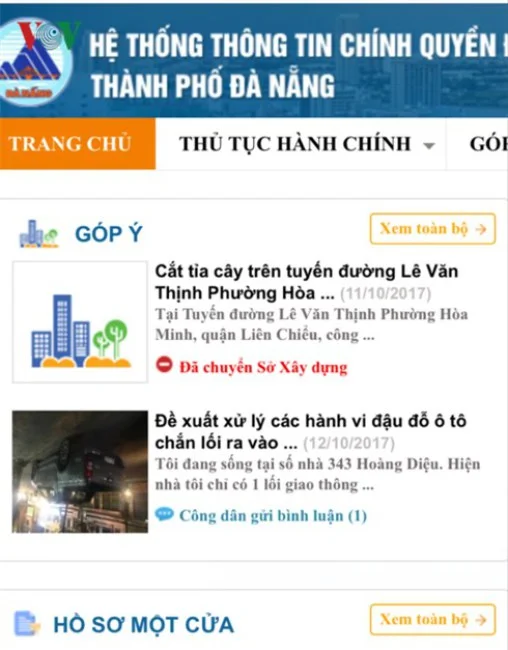 Đà Nẵng xây dựng chính quyền điện tử và thành phố thông minh