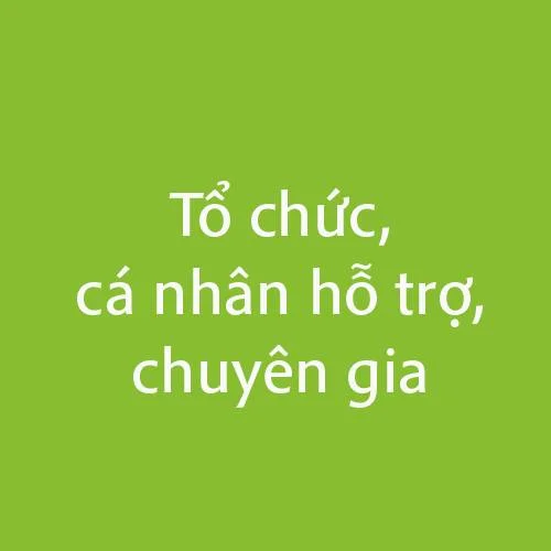 Bài ví dụ: Tổ chức, cá nhân hỗ trợ, chuyên gia 2