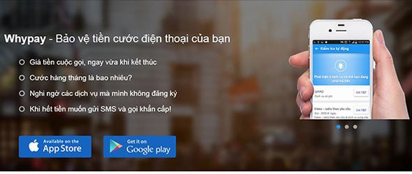 Mã số N2005: Whypay - giúp bạn tiết kiệm tối đa cước viễn thông