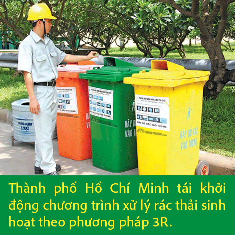 Thành phố Hồ Chí Minh tái khởi động chương trình xử lý rác thải sinh hoạt theo phương pháp 3R