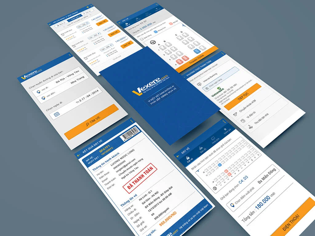 Mã số N1025: Vexere - Giải pháp mua vé xe khách trực tuyến