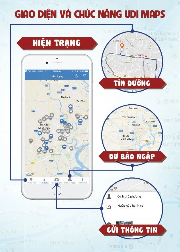 Mã số N2051: UDI Maps - Ứng dụng truyền tải thông tin ngập cho Thành phố Hồ Chí Minh
