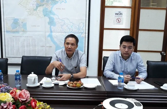 Ông Đỗ Minh Hùng (trái) cho biết giáo dục là một trong những lĩnh vực mà phía Israel đặc biệt quan tâm và mong muốn hợp tác với Việt Nam