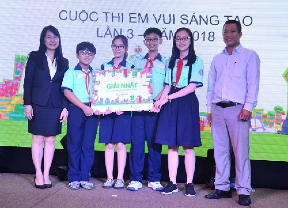 Mái vòm thông minh giành giải nhất cuộc thi “Em vui sáng tạo”