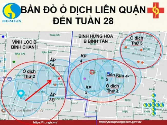 Ứng dụng GIS giúp Trung tâm Y tế dự phòng TP.HCM chủ động theo dõi, khoanh vùng ổ dịch nhanh chóng và dễ dàng