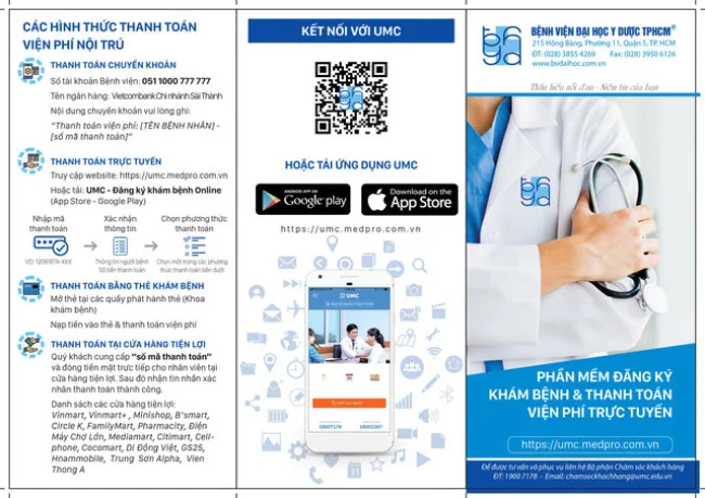 Thanh toán viện phí trực tuyến