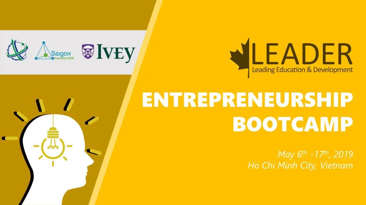 The Leader Project's Entrepreneurship Bootcamp