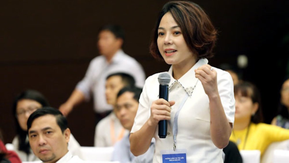 Bà Trịnh Thị Thu Hà, Phó hiệu trưởng trường Cao đẳng Thương mại và du lịch Hà Nội