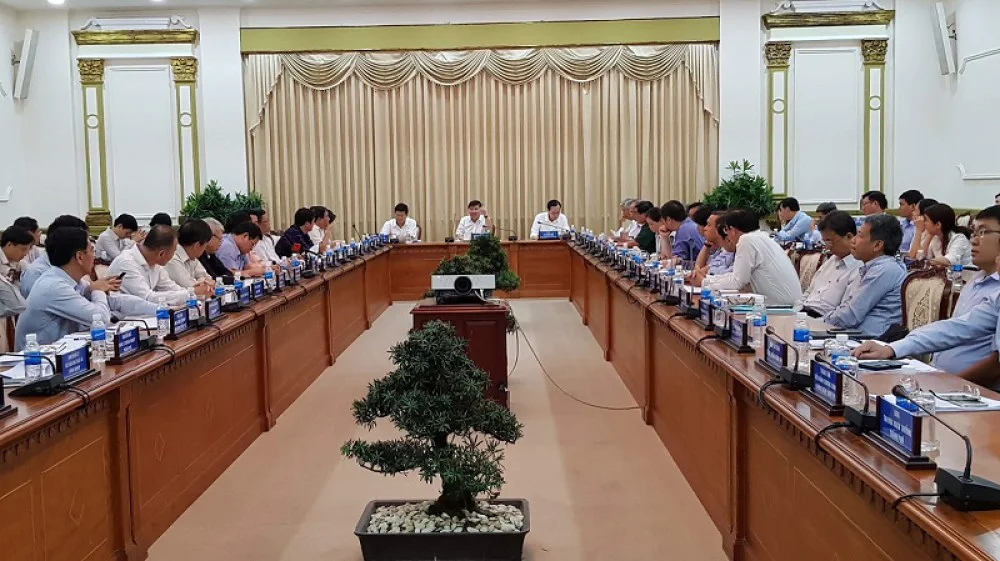Một cuộc họp của UBND thành phố