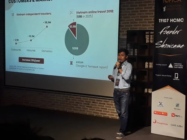 Startup Cheep cheep đang giới thiệu dự án