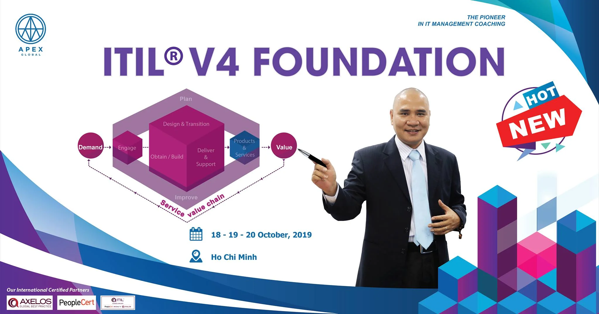 Đào tạo khóa ITIL 4 Foundation tháng 10 tại Hồ Chí Minh