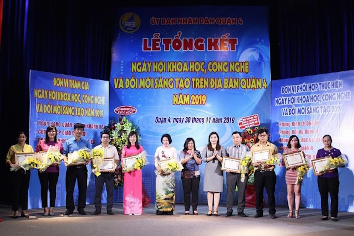 Sôi động ngày hội đổi mới sáng tạo ở Quận 4