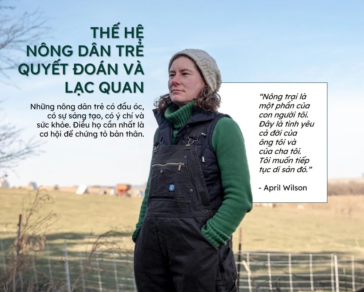 Thế hệ nông dân trẻ quyết đoán và lạc quan