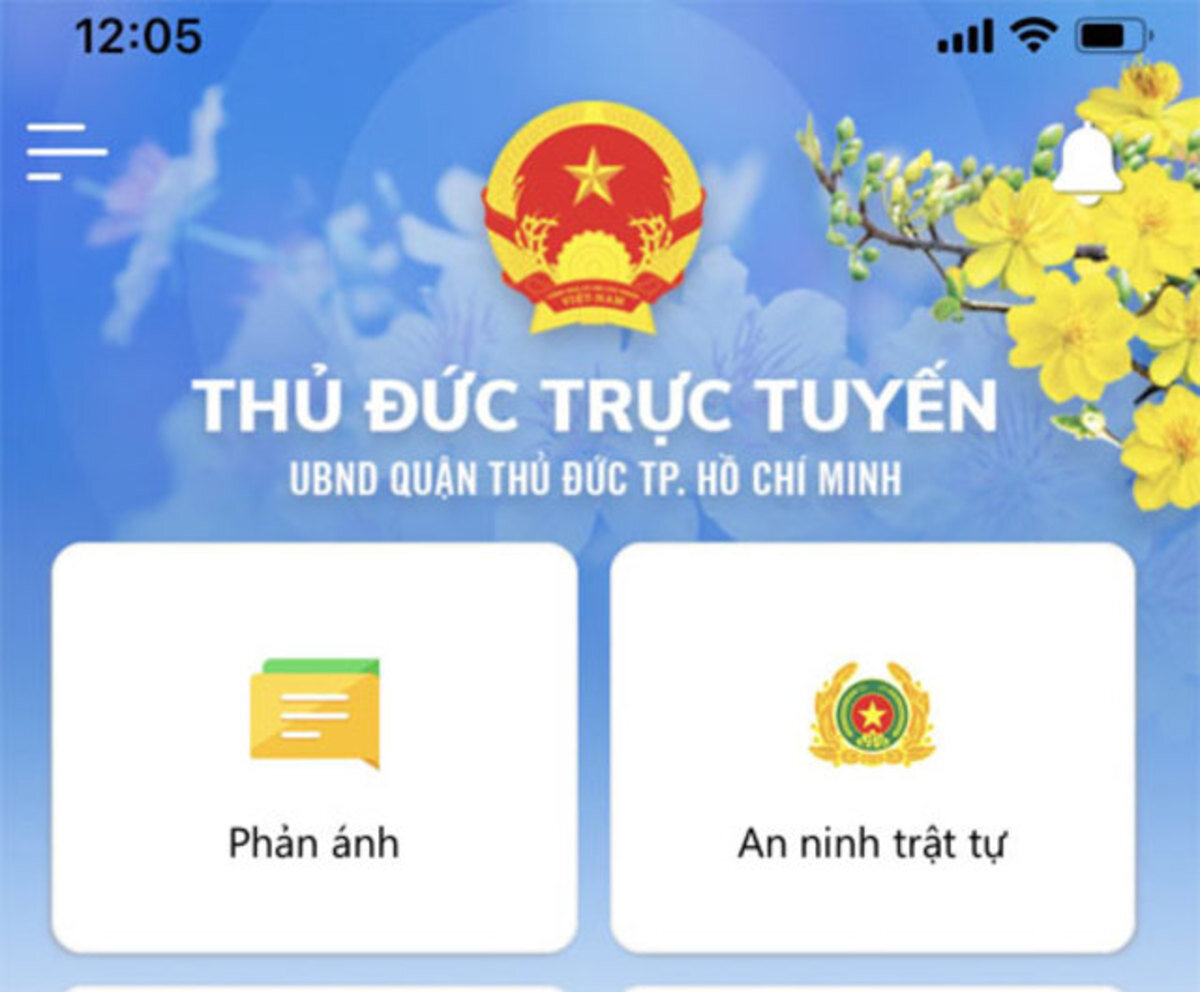 Mã số N2001: Ứng dụng “Thủ Đức trực tuyến" kết nối người dân với chính quyền