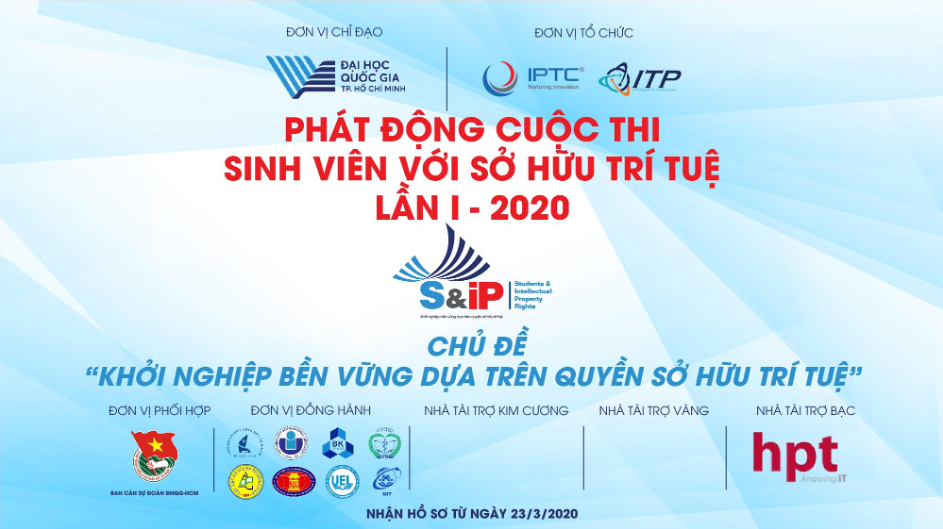 Cuộc thi "Sinh viên với sở hữu trí tuệ lần I – 2020”