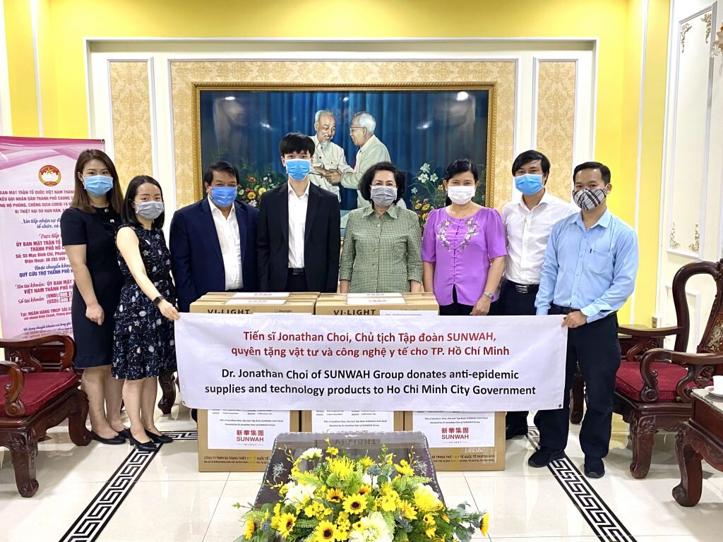 Tập đoàn Sunwah cùng Đại học Quốc gia TPHCM chống dịch Covid-19