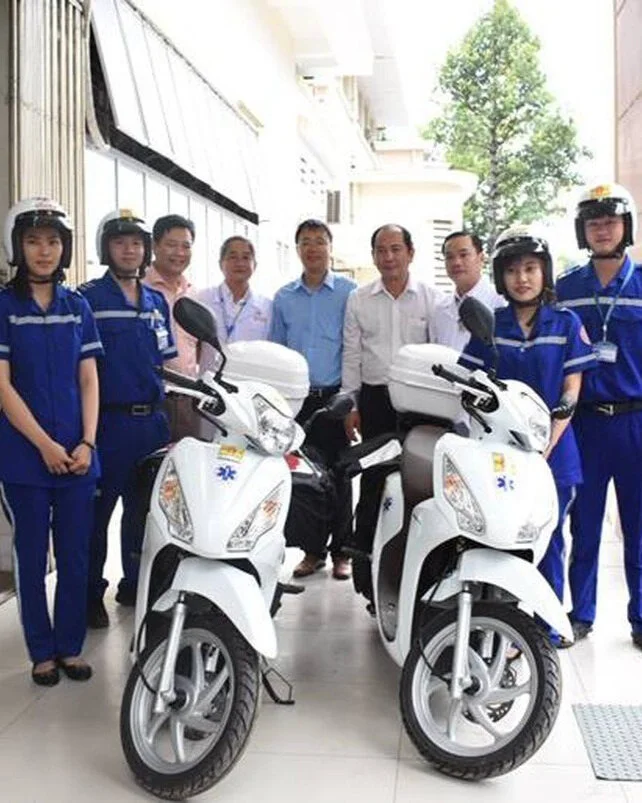 Mã số N2007: Cấp cứu ngoại viện bằng xe mô-tô 2 bánh cơ động 