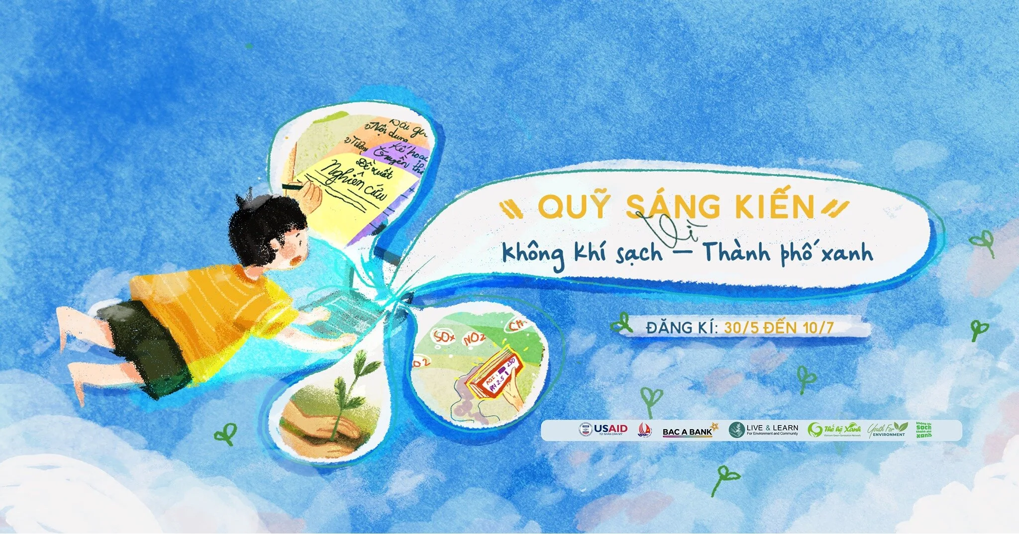  Cơ hội nhận tài trợ cho các sáng kiến giải quyết ô nhiễm không khí của nghiên cứu viên trẻ và sinh viên