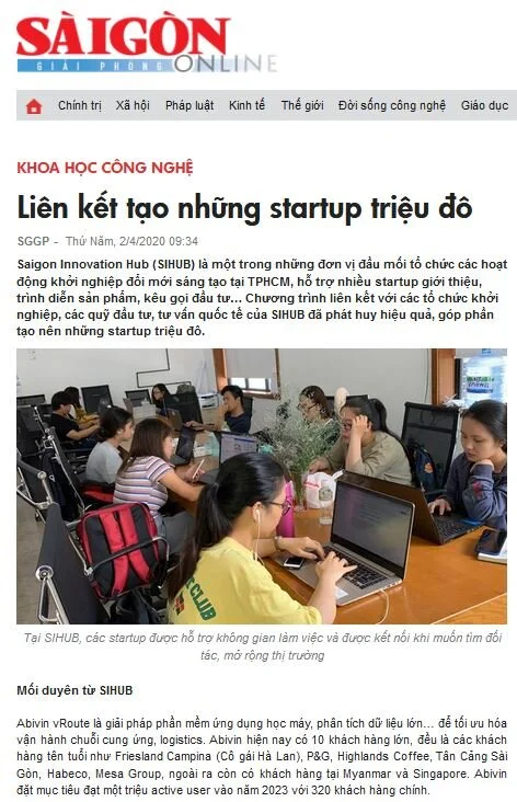 Mã số N3015: Liên kết tạo những startup triệu đô