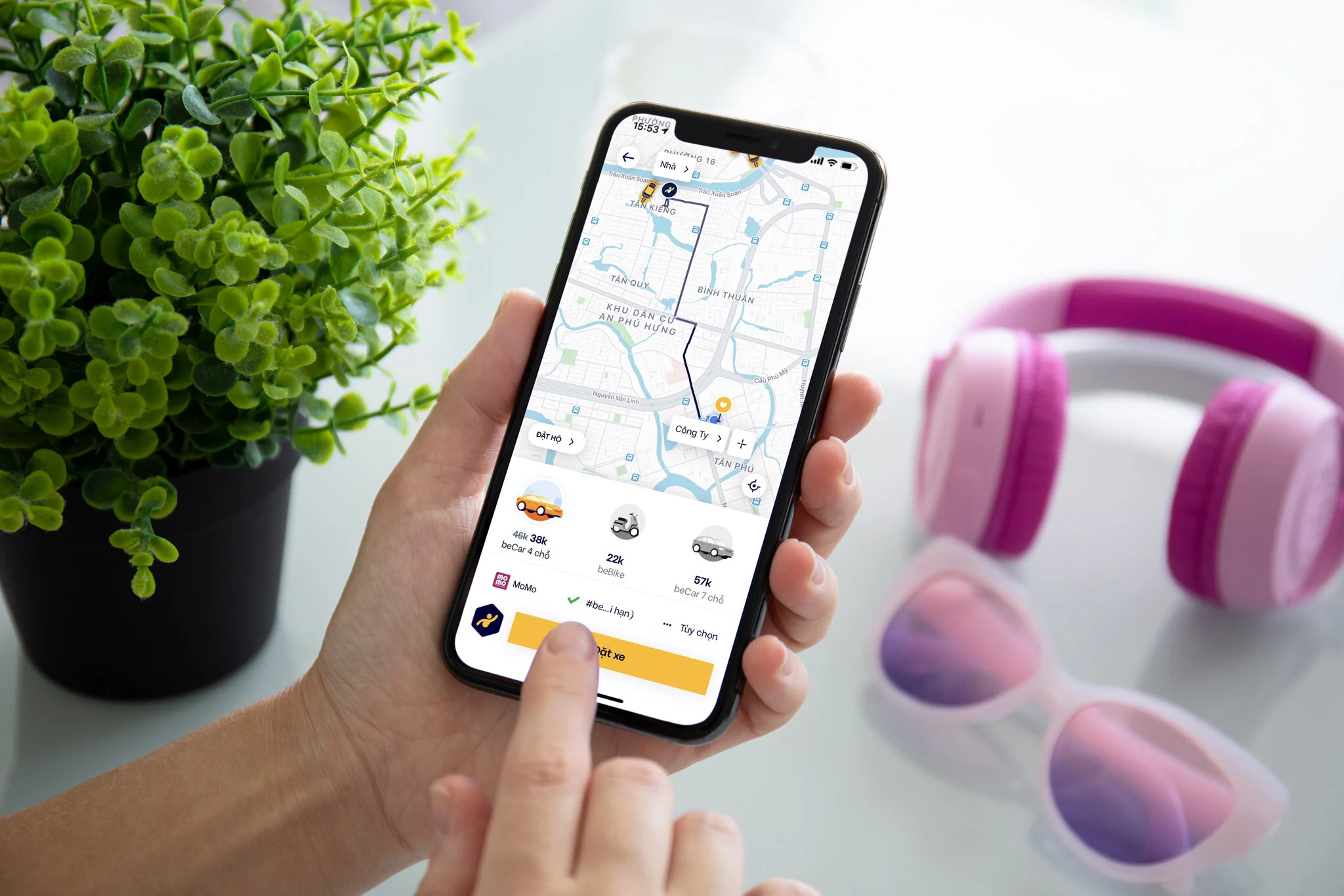 Ví MoMo bắt tay Ứng dụng gọi xe Be - Thêm phương thức thanh toán tiện lợi