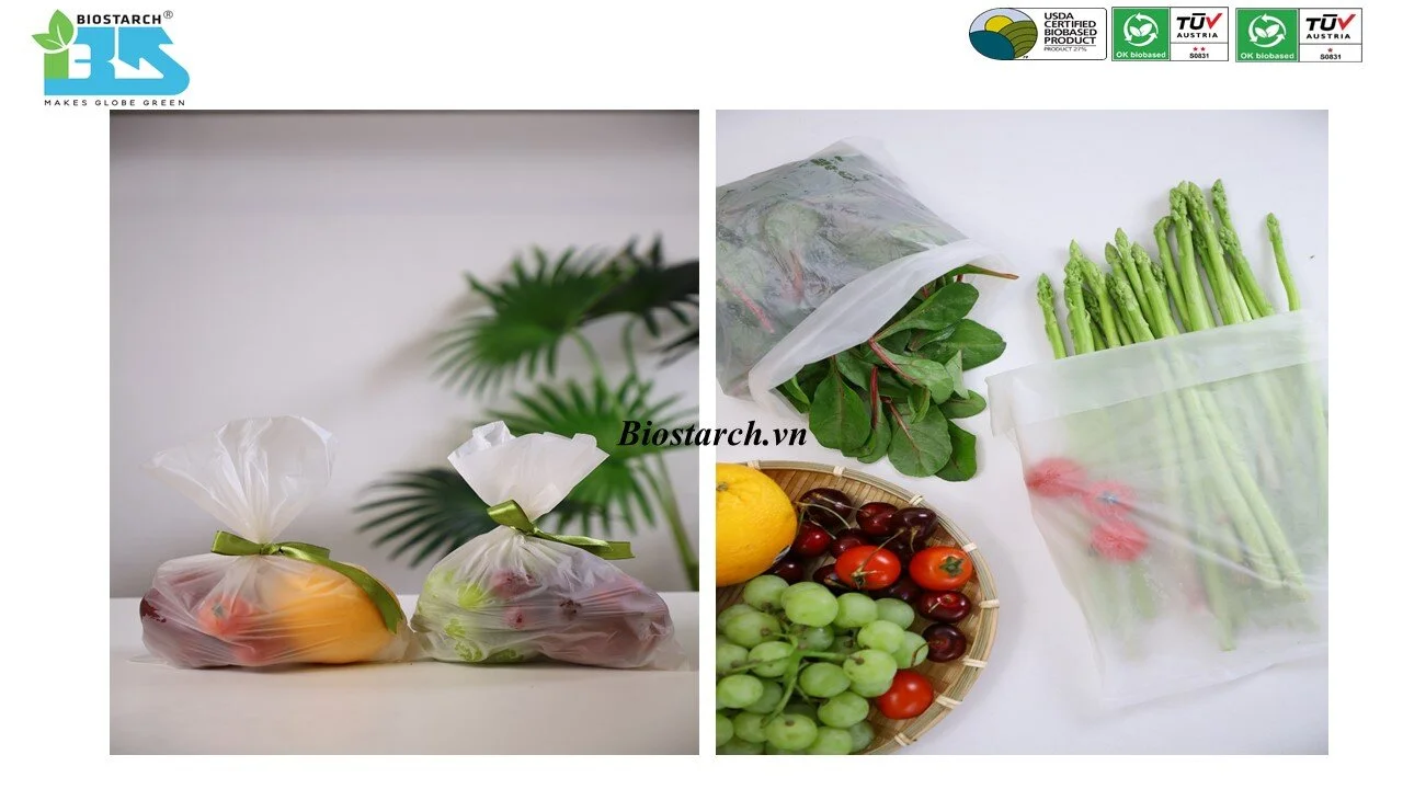 Mã số N1128: Biostarch – Bao bì bảo quản thực phẩm từ màng sinh học