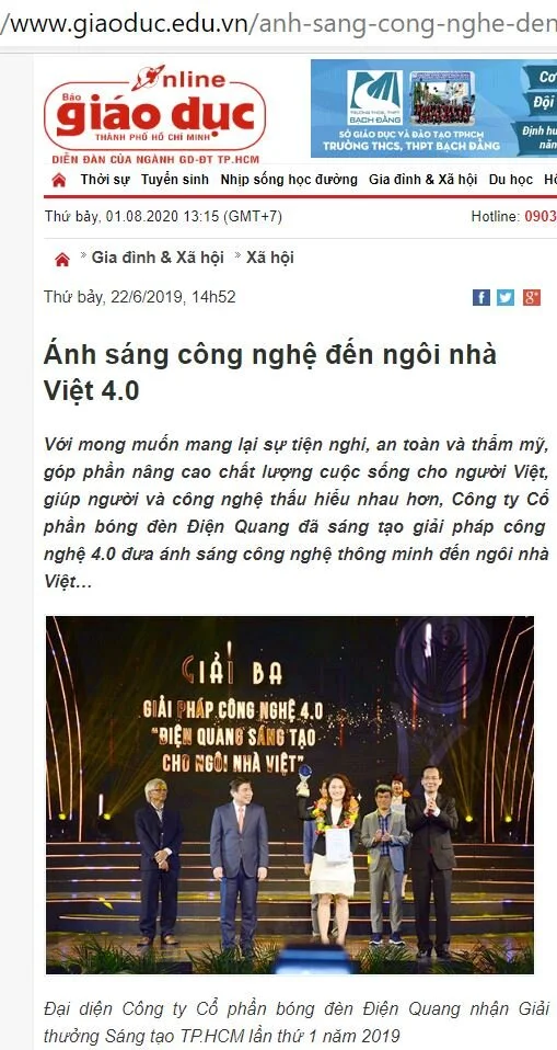 Mã số N3028: Ánh sáng công nghệ đến ngôi nhà Việt 4.0