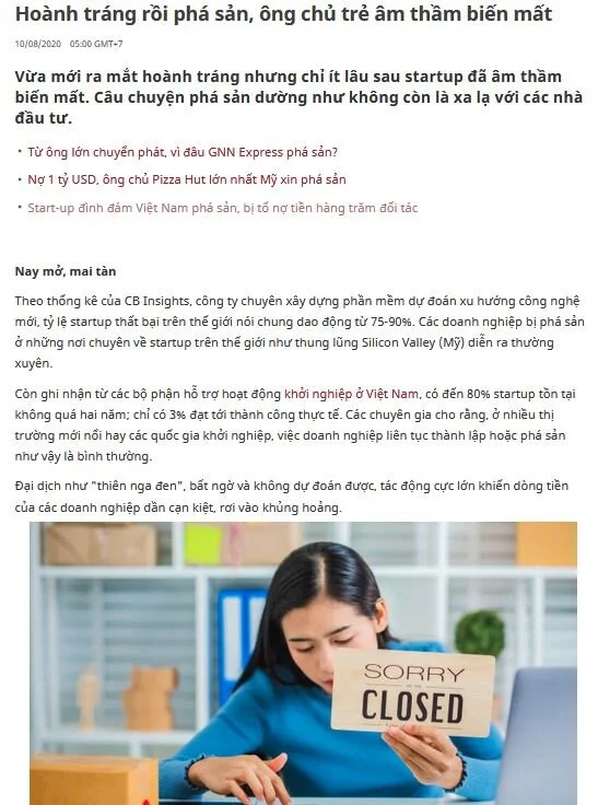 Mã số N3036: Hoành tráng rồi phá sản, ông chủ trẻ âm thầm biến mất