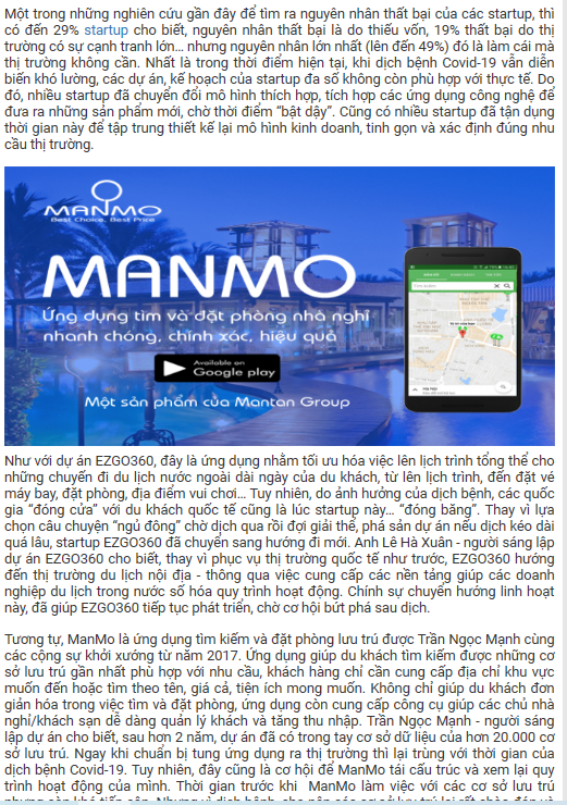 Mã số N3050: Tăng sức bật cho startup Việt