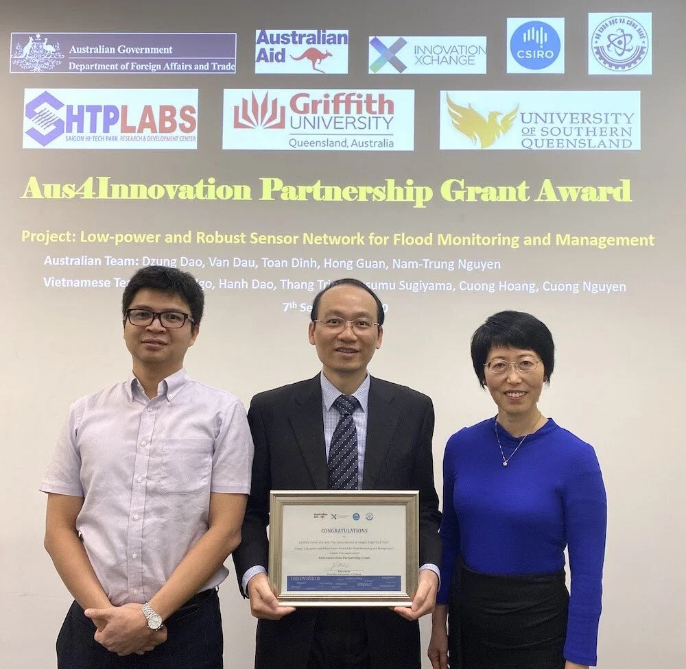 Nhà khoa học Việt-Úc xây mạng lưới cảnh báo ngập thông minh ở TP.HCM 