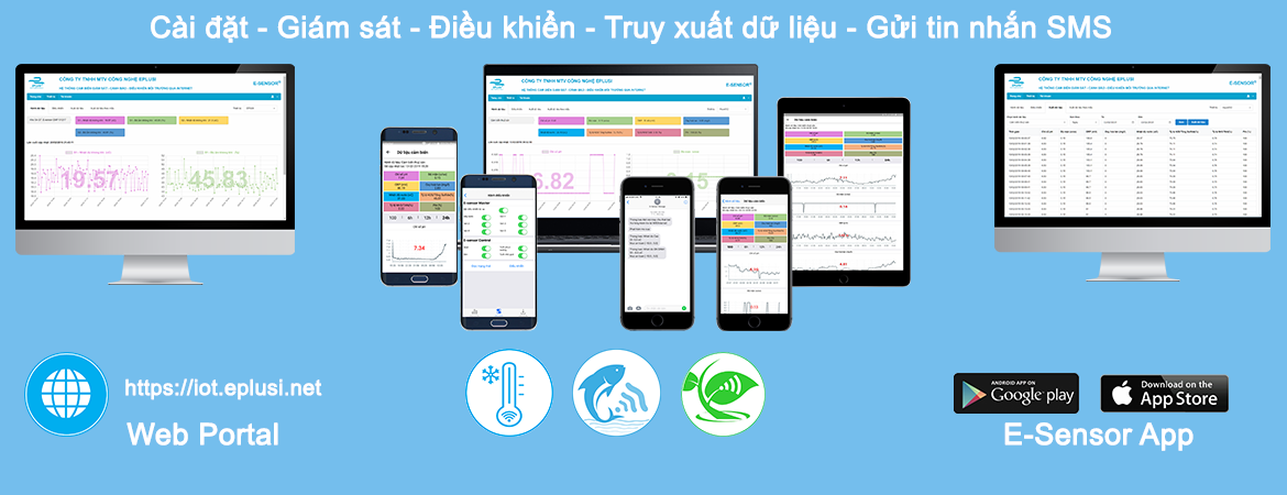 E-Sensor-IoT - thiết bị cảnh báo tác động của môi trường đến sản xuất nông nghiệp sạch