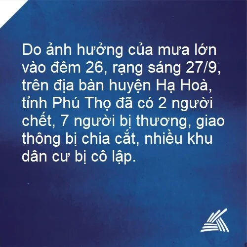 Điểm tin ngày 27/9