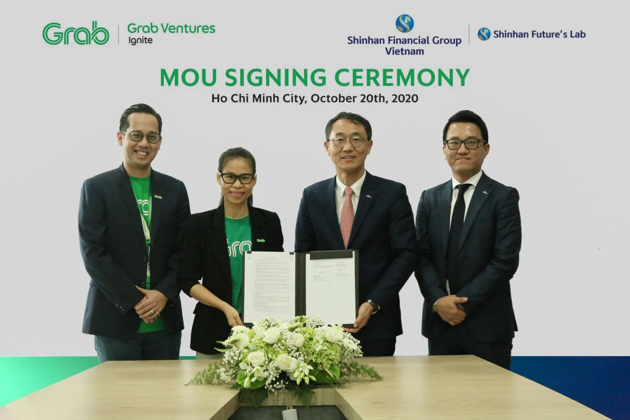 Grab và Tập đoàn Shinhan bắt tay đẩy mạnh hệ sinh thái khởi nghiệp Việt Nam