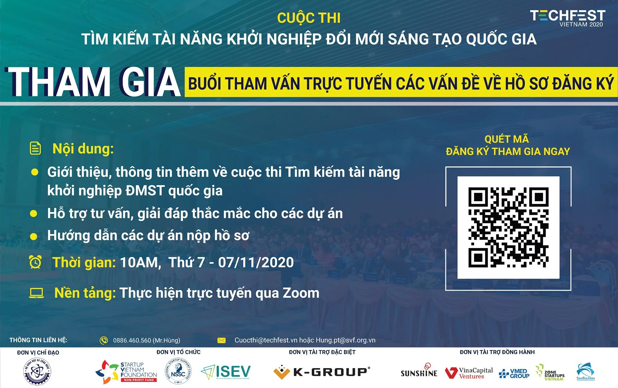 Gia hạn thời gian nộp hồ sơ cuộc thi tìm kiếm tài năng khởi nghiệp đổi mới sáng tạo quốc gia - Techfest VietNam 2020