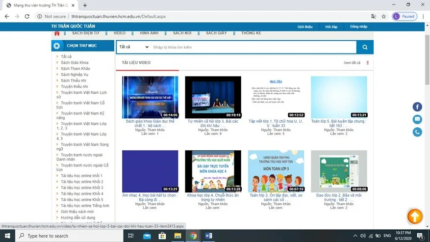 Mã số N2015: Xây dựng và sử dụng thư viện số trong đổi mới toàn diện giáo dục